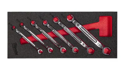 Pěnová vložka Milwaukee s polootevřenými klíčemi na brzdové palivové potrubí (6 ks) 4932493628 (MI4932493628)